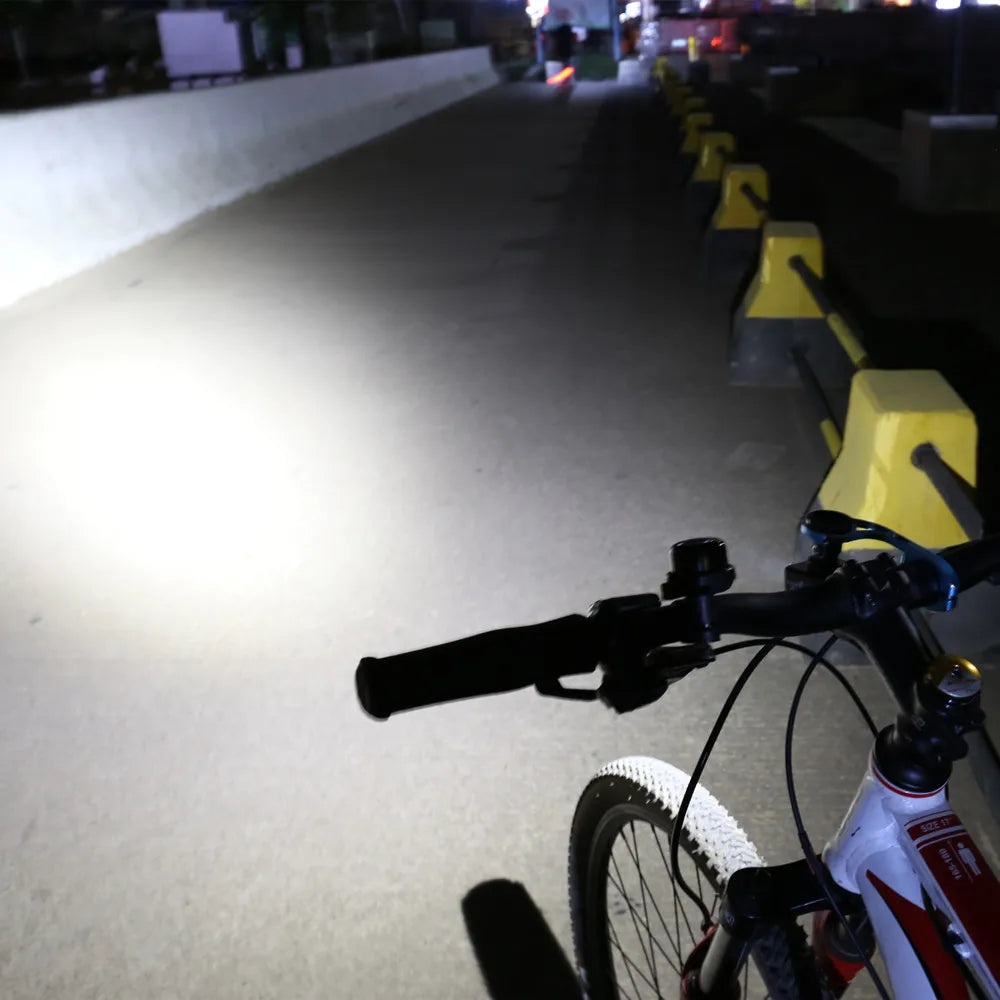 Bicycle Light Front 450LM Headlight 1600mAh Rechargeable