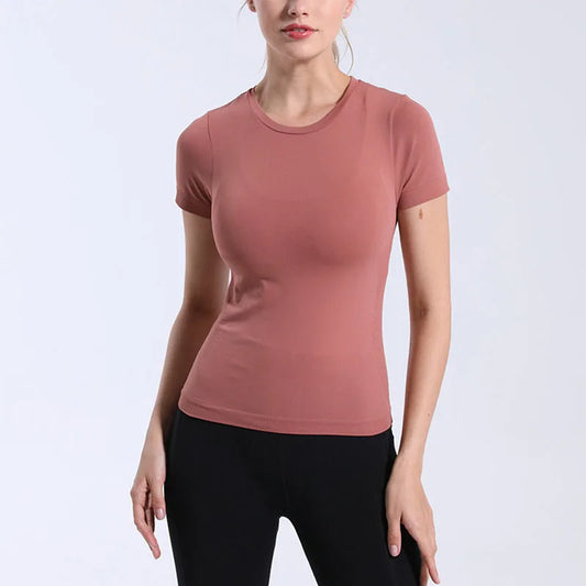 Sports T-shirts Woman Compressed