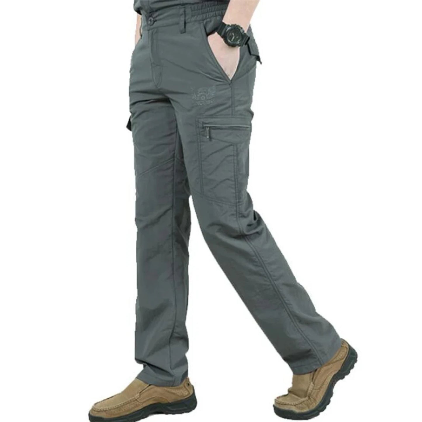 New Quick Dry Hiking Pants Men Mountain Climbing Breathable Trousers Cool