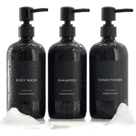 Stylish Shampoo Conditioner Dispenser Set of 3