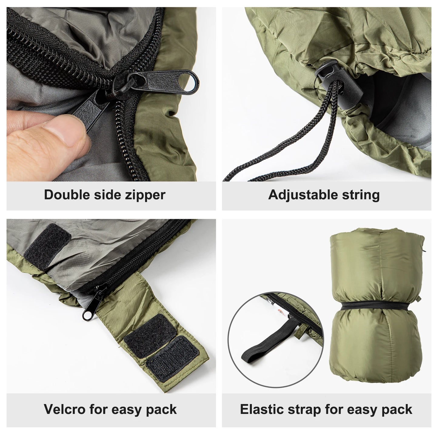 Season Sleeping Bag Lightweight Double Outdoor Camping