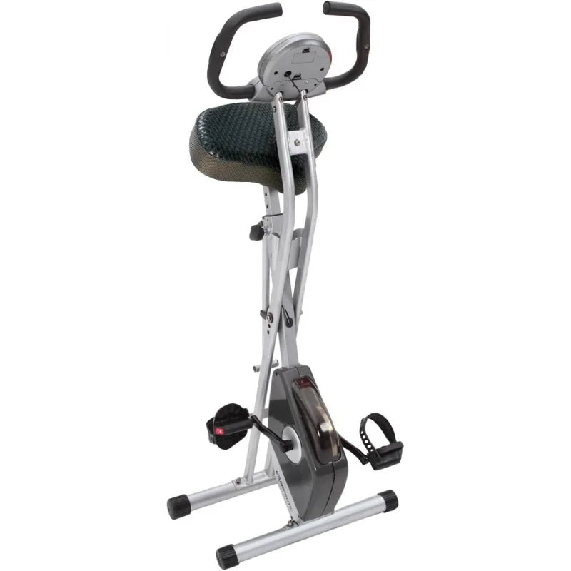 Folding 8 Levels of Resistance Stationary Bike