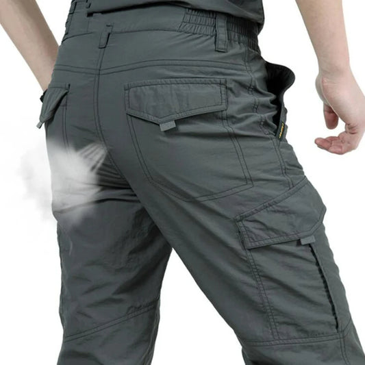 New Quick Dry Hiking Pants Men Mountain Climbing Breathable Trousers Cool