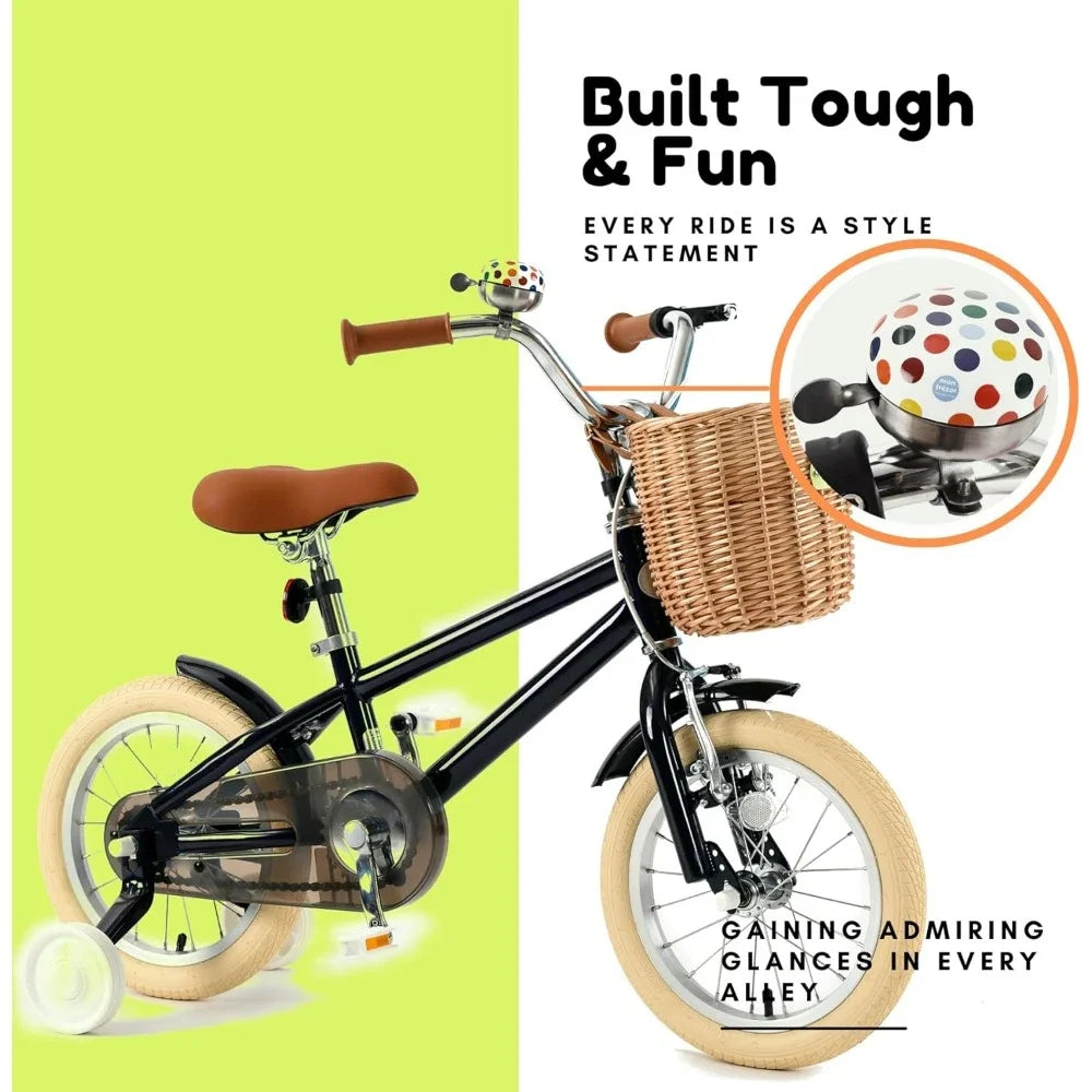 Toddler Bike, Bicycle for Kids 3-5 Year with Removable Training Wheels