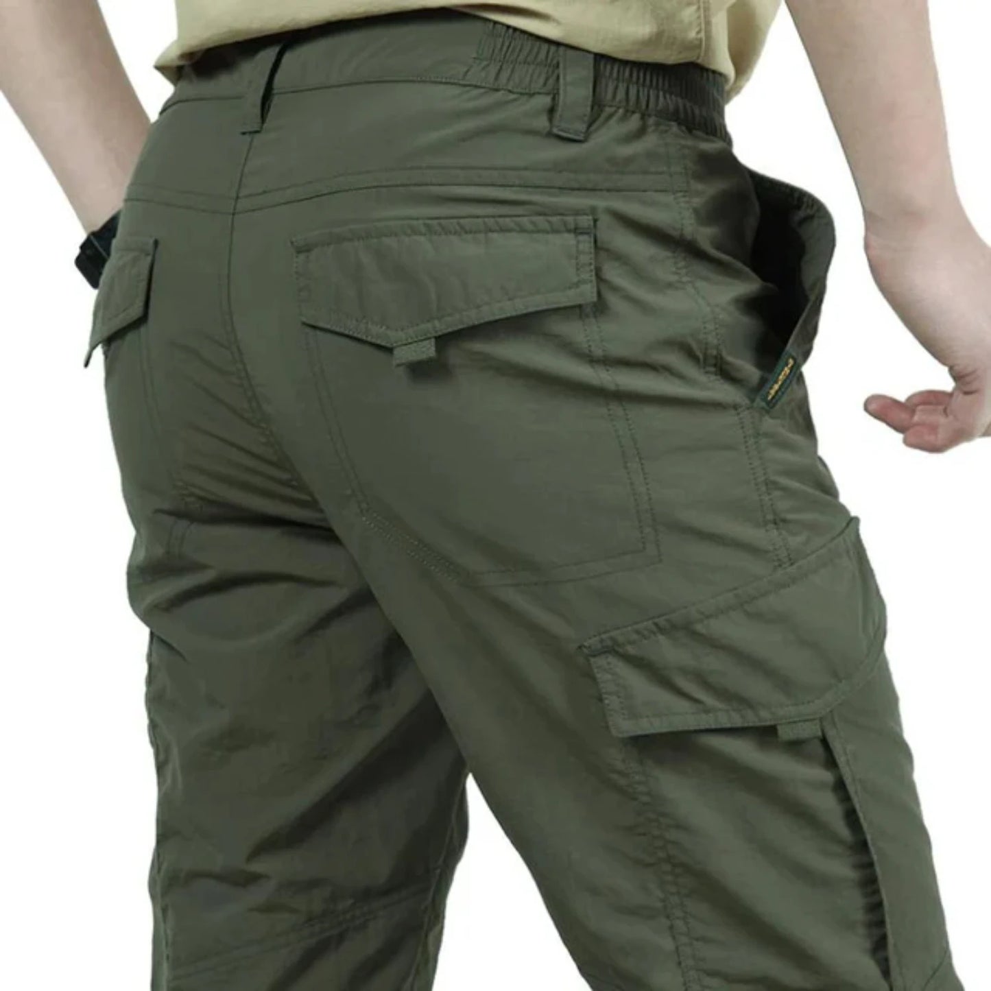 New Quick Dry Hiking Pants Men Mountain Climbing Breathable Trousers Cool