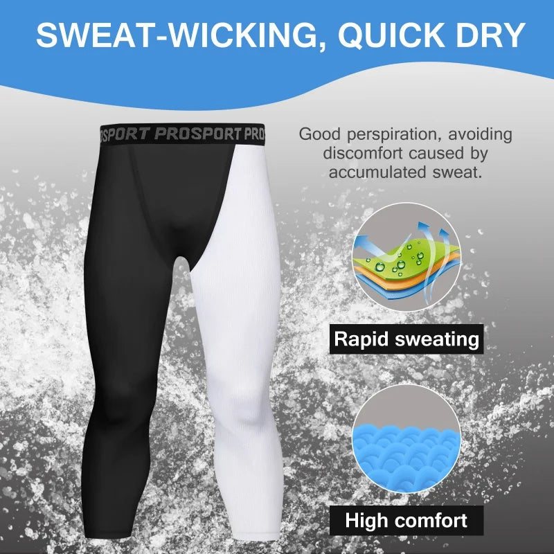 Mens Fitness Running Athletics Tight Leggings Joggings