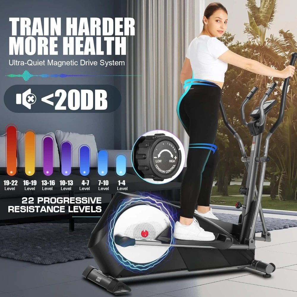 Foldable Elliptical Machine for Home,