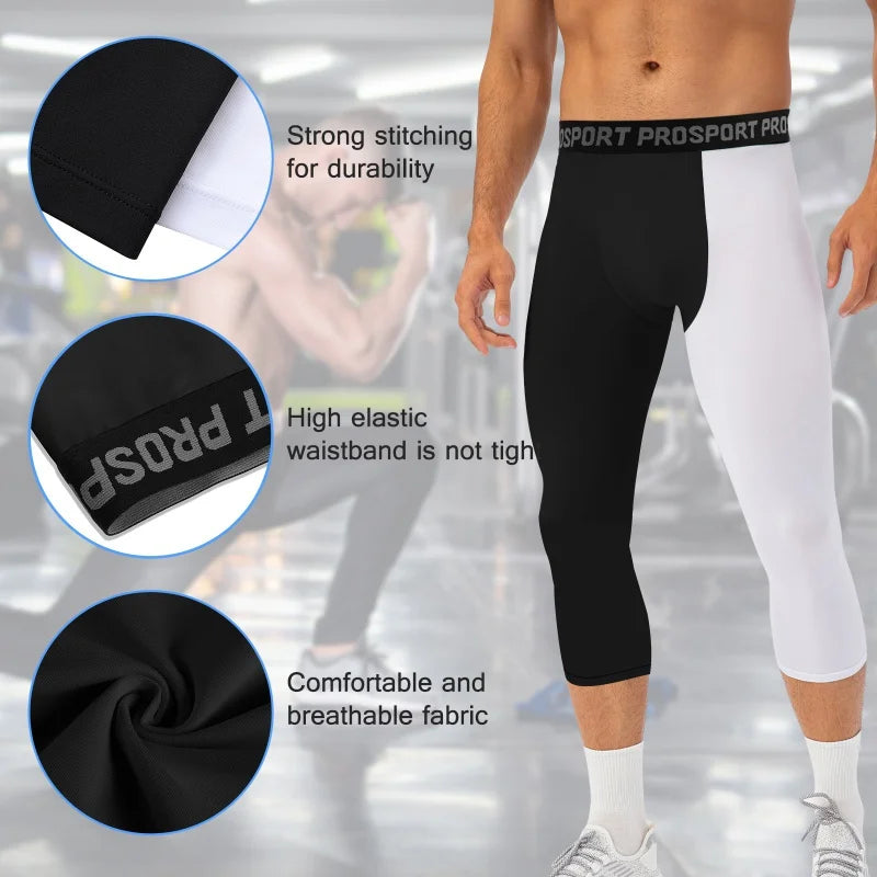 Mens Fitness Running Athletics Tight Leggings Joggings