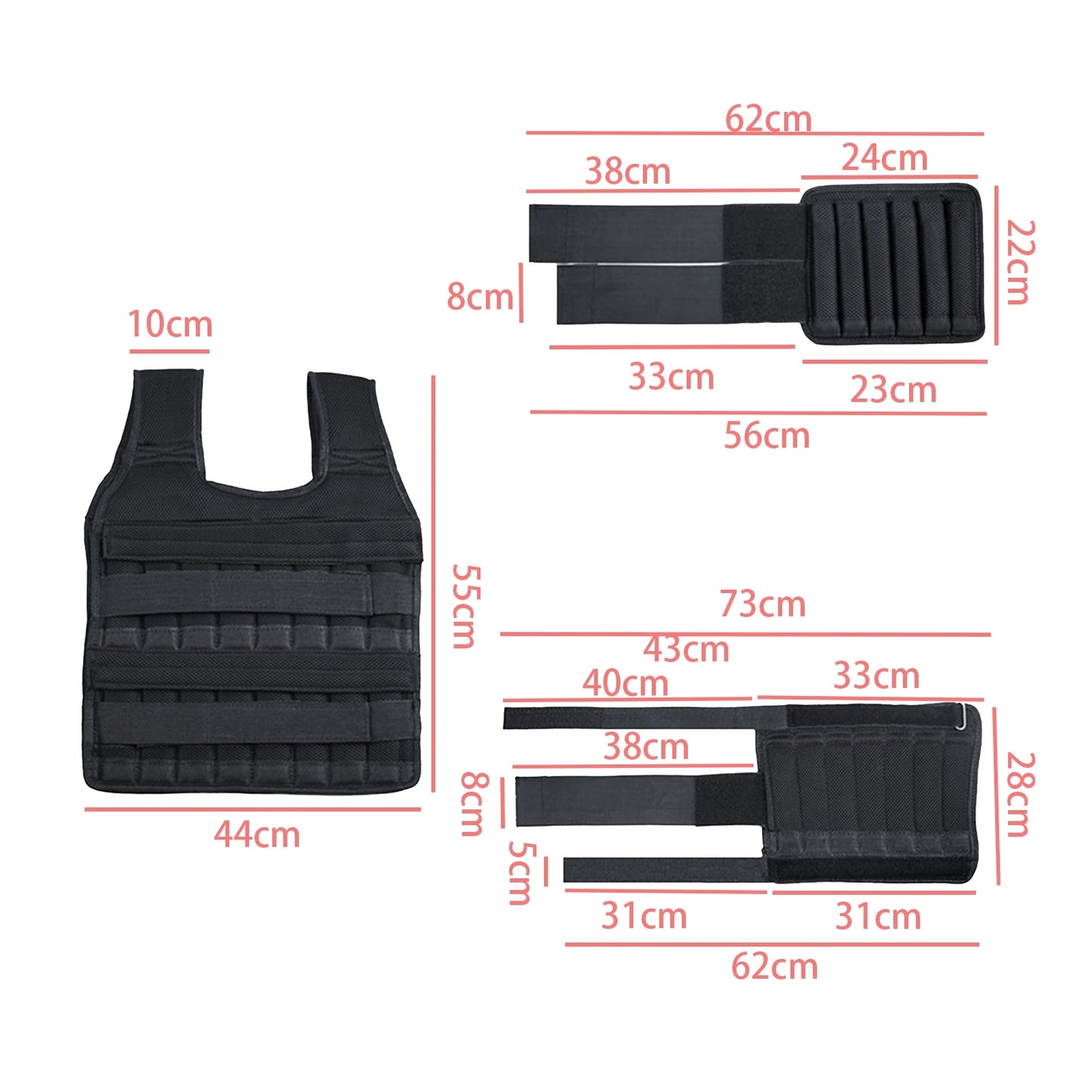 Running Weight Vest Lead Sandbag Leggings Equipment Training