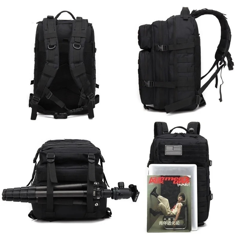 30L/50L Tactical Backpack Men Outdoor Hiking Backpack